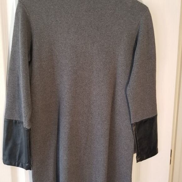 New linea‎ faux leather grey cardigan xxs - Picture 5 of 7